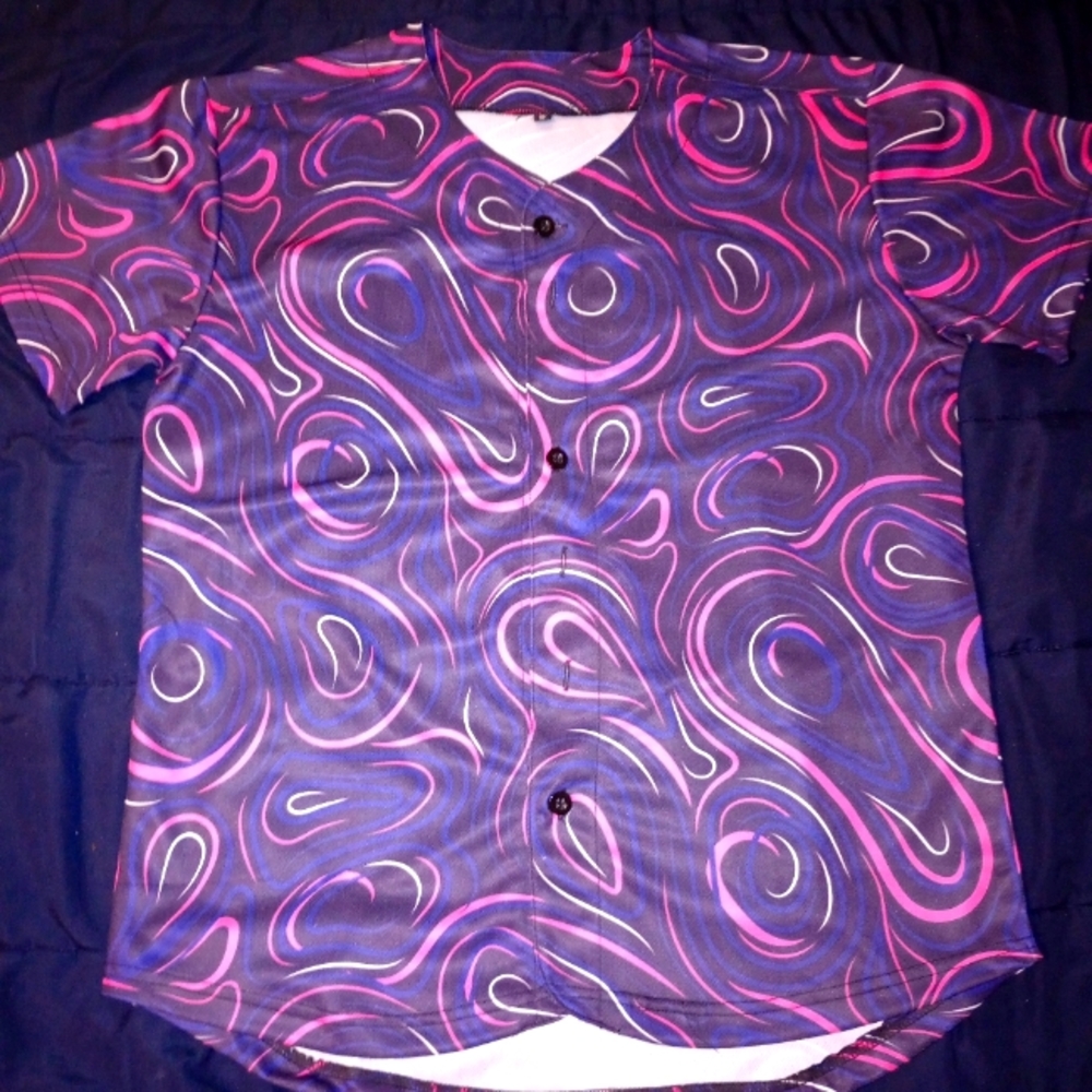 FansIdea Custom Baseball Jersey.